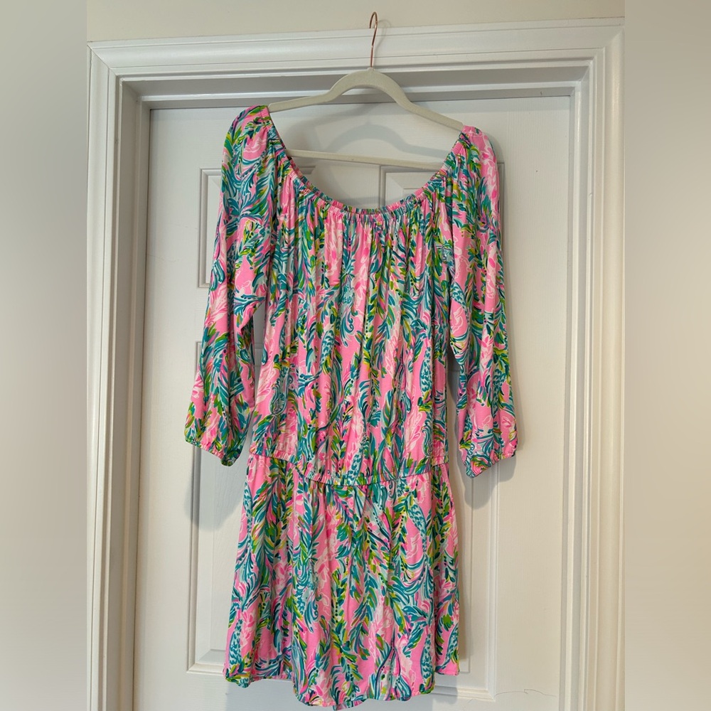 Lilly Pulitzer Lana Romper Unicorn of the Sea